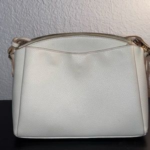 Beige crossbody purse